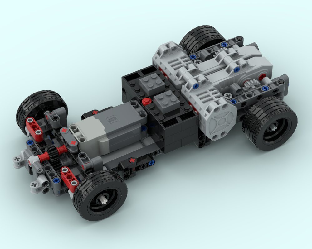 Lego Hyper Speed Compact RC Car Chassis