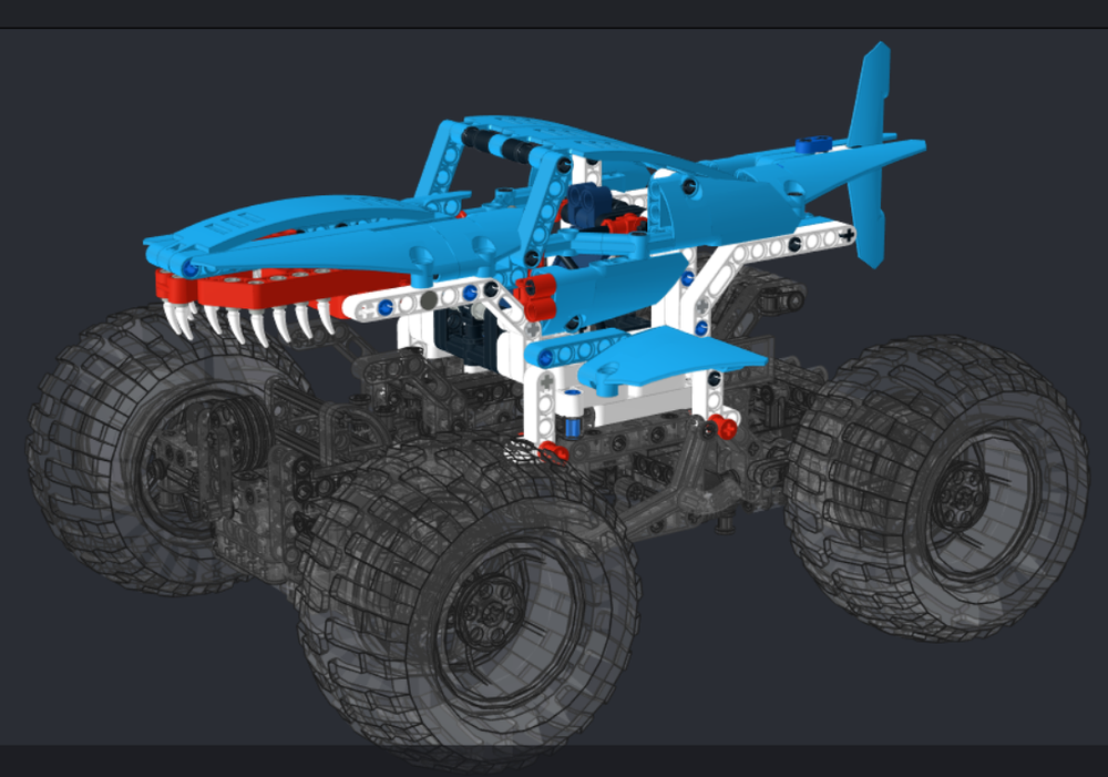Lego Shark 4x4 Monster