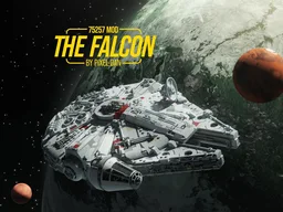 PiXEL-DANs 75257 Modification "THE FALCON" Playscale UCS-style with full Interior!!!