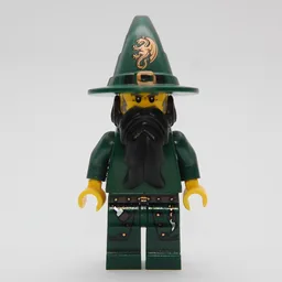 Wizard (Kingdoms) - Dark Green, no Cape