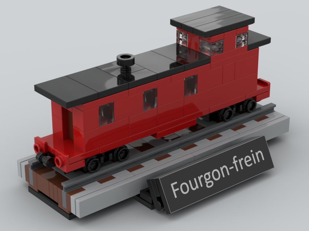 Lego Caboose - 1/55