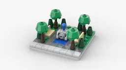 Fountain & Park (Mini Modular)
