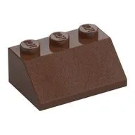 Brick Sloped 45° 2 x 3 / Brown