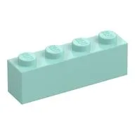 Brick 1 x 4 / Aqua