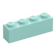 Lego Brick 1 x 4 / Aqua