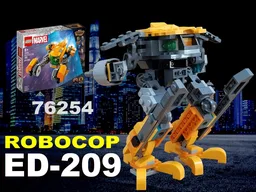 ED-209 mech (Robocop 1 movie) using LEGO set 76254