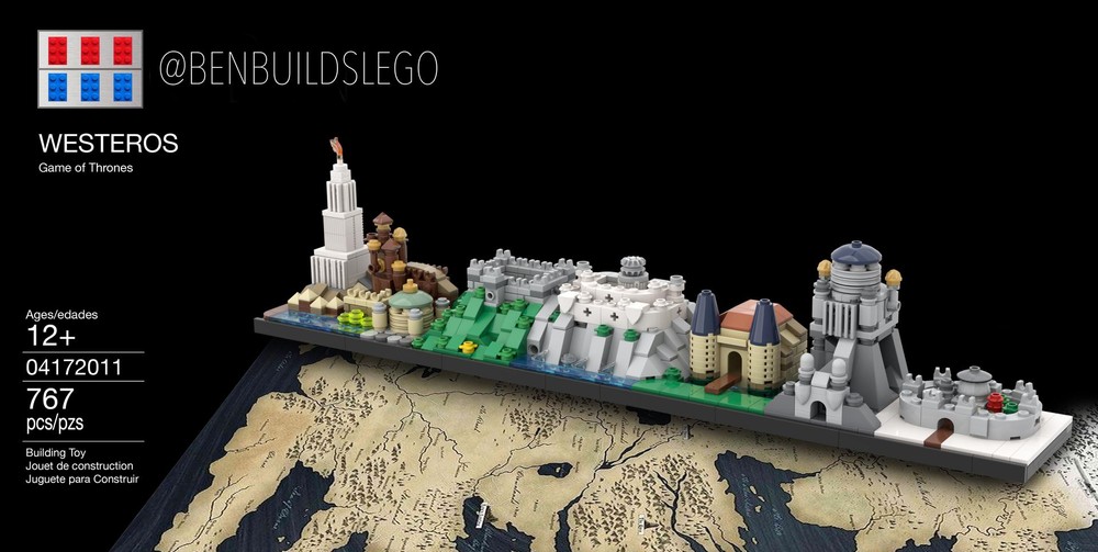 Lego Game of Thrones - Westeros Skyline
