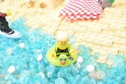 The beach