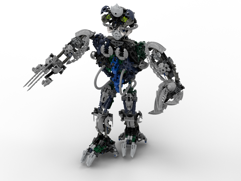 Lego Bionicle Dark Hunter Minion MOD - no illegal connections