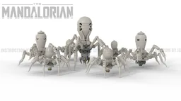 Micro size Ice spider : MANDALORIAN