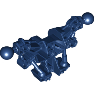 Lego Large Figure Skeletal, Torso with 2 Ball Joints (Piraka) / Dark Blue
