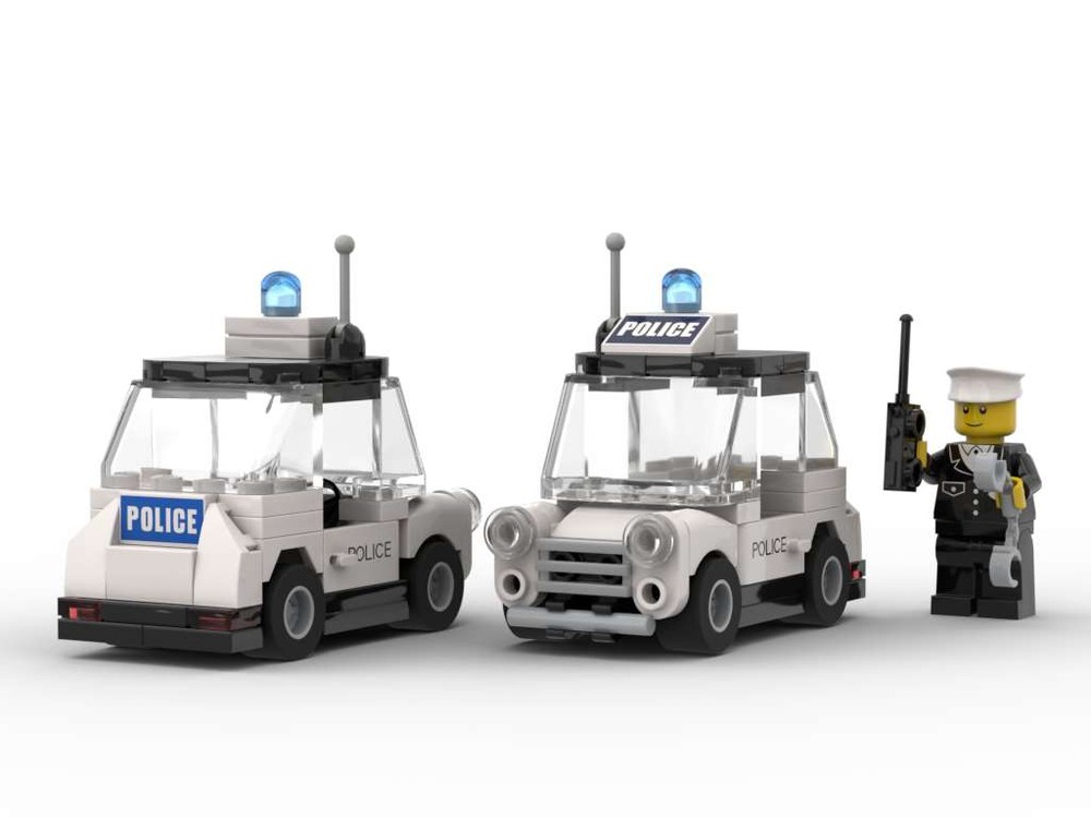 Lego Classic Mini - 1980's/1990's Classic Police 4 stud wide
