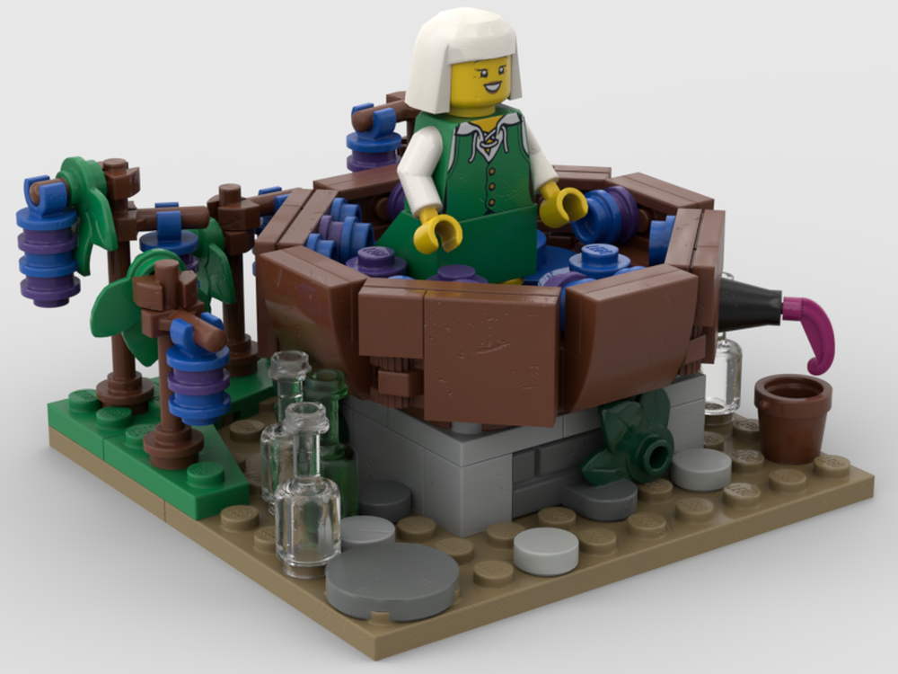 Lego Grape Stomping
