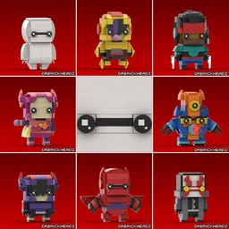 Big Hero 6 Brickheadz Collection