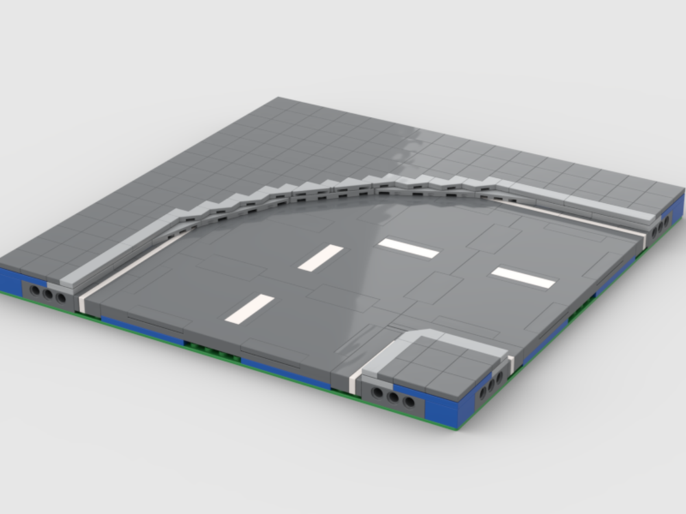 Lego Curve Road MILS Plate