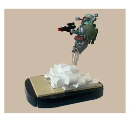 Bounty Hunter Stand with dust clouds