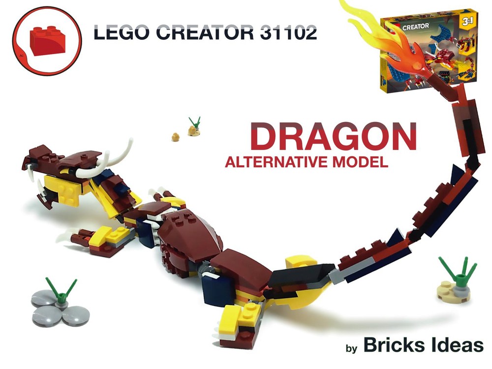 Lego Dragon MOC - Lego Creator 31102