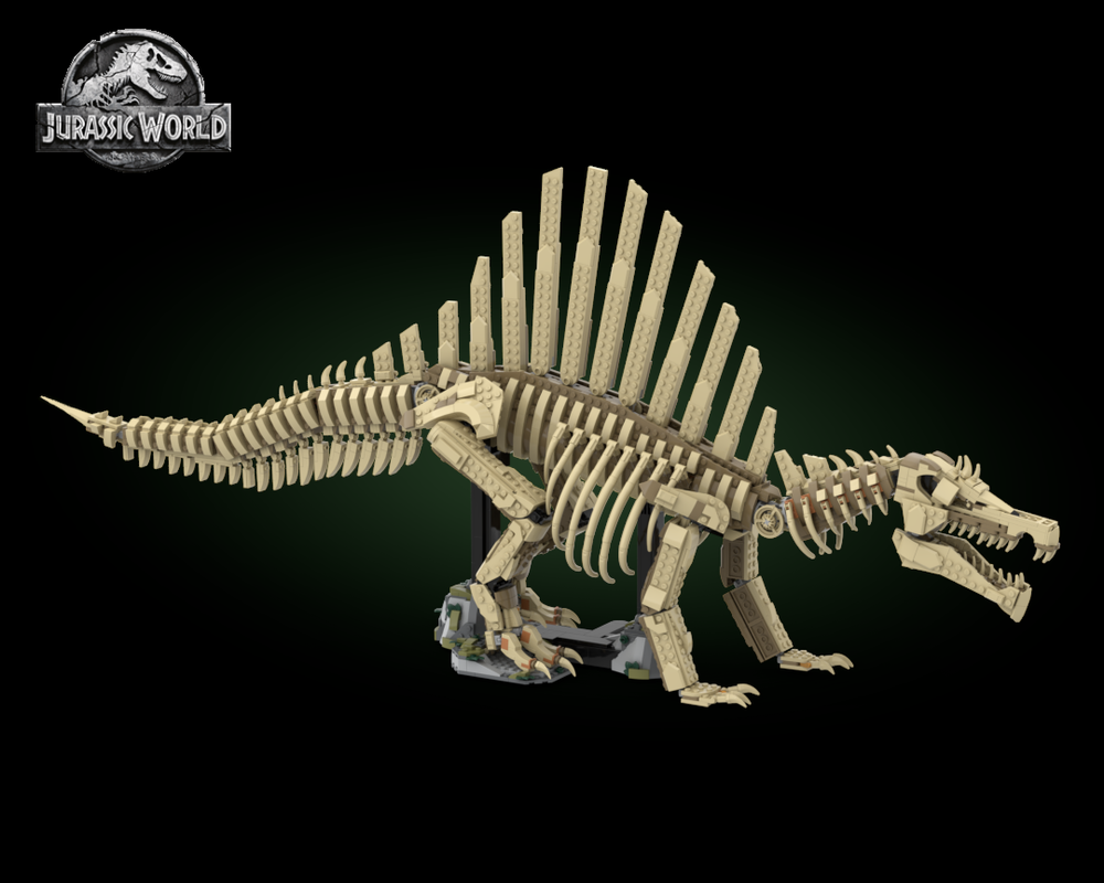 Lego Spinosaurus fossil