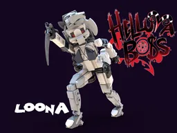 Loona - Helluva Boss - Hazbin Hotel - hellhound