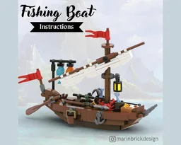 Little Fishing Boat - Lego Pirates/Castle Moc