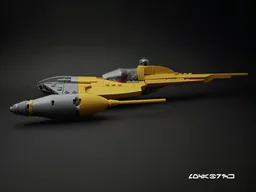N1 Starfighter (minifig scale)