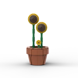 Tiny Potted Sunflowers