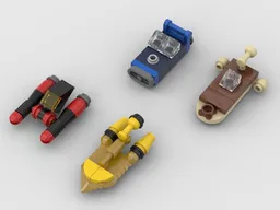 Nano landspeeders (Luke, Han, Jedi, racing)