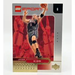 Trading Card, NBA: Jason Kidd, New Jersey Nets #5 (Gold Leaf) / [No Color/Any Color]