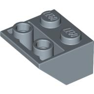 Lego Brick Sloped Inverted 45° 2 x 2 [Ovoid Bottom Pin, Bar-sized Stud Holes] / Sand Blue