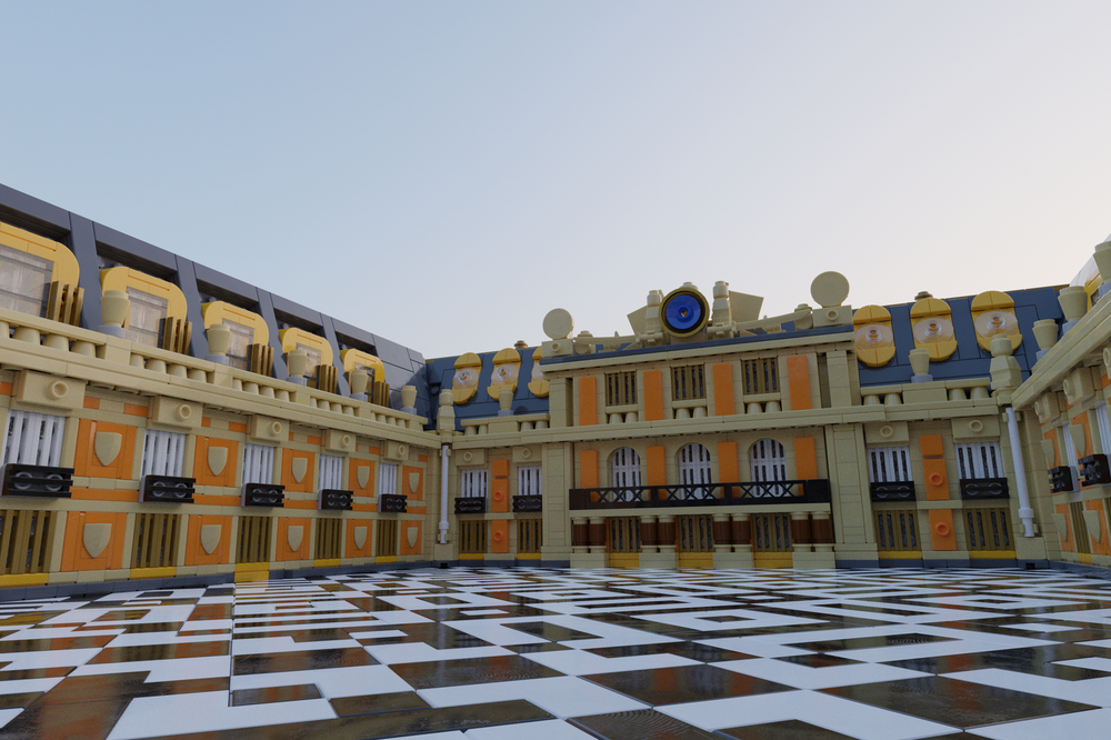 Lego Palace of Versailles Courtyard