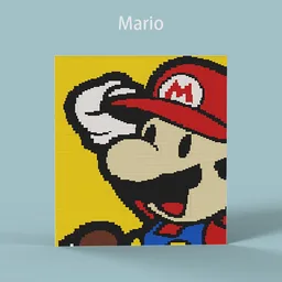 Mario Frameless drawing