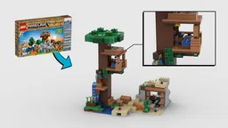 The Classic Minecraft Treehouse