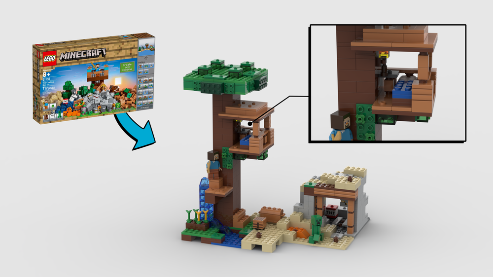 Lego The Classic Minecraft Treehouse