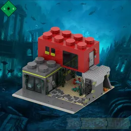 Bricks to live in Atlantis version