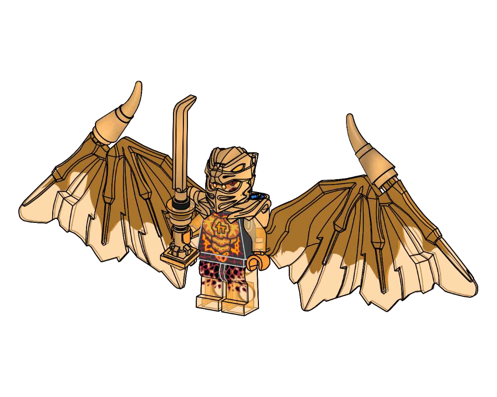 Lego Golden Dragon Cole