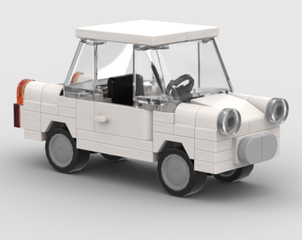 Lego Trabant 601 'Trabi' in white