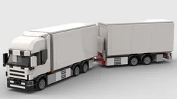 Rigid chassis refrigerated truck and trailer