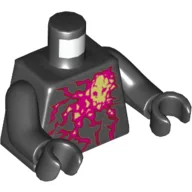 Torso, Red Energy Print (NRG Cole), Black Arms and Hands / Black