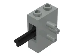 Pneumatic Switch with Top Studs / Light Gray