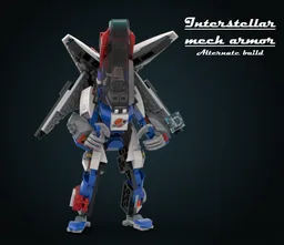 Interstellar mech armor - Alternate build of 76302 and 60430