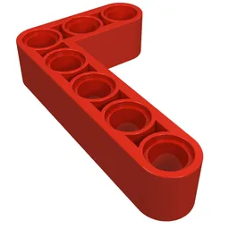 Technic Beam 3 x 5 L-Shape Thick / Red