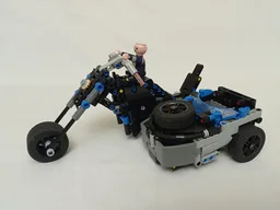 42123 Chopper with sidecar