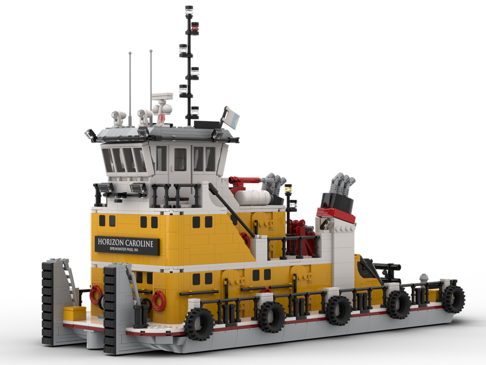 Lego Pusher Barge Tug