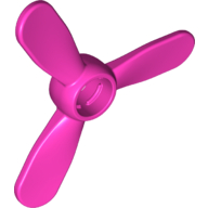 Lego Duplo Rotor 3 blade, 4 Diameter (Propeller) / Dark Pink