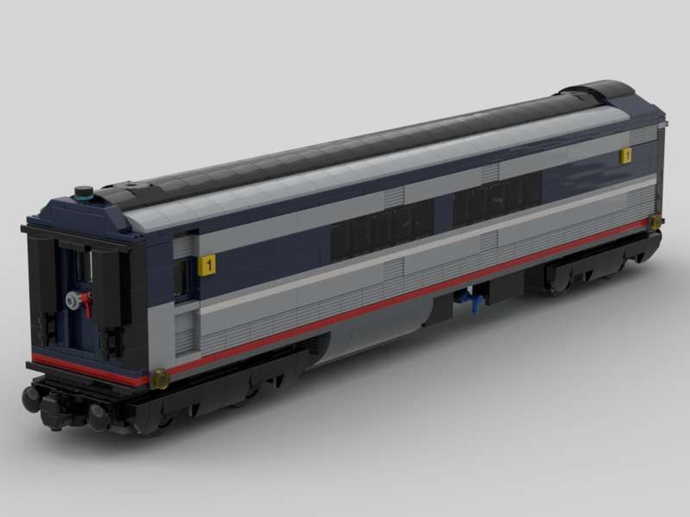 Lego North American Passenger Train Amtrak 1st Class Car #1 of 4
