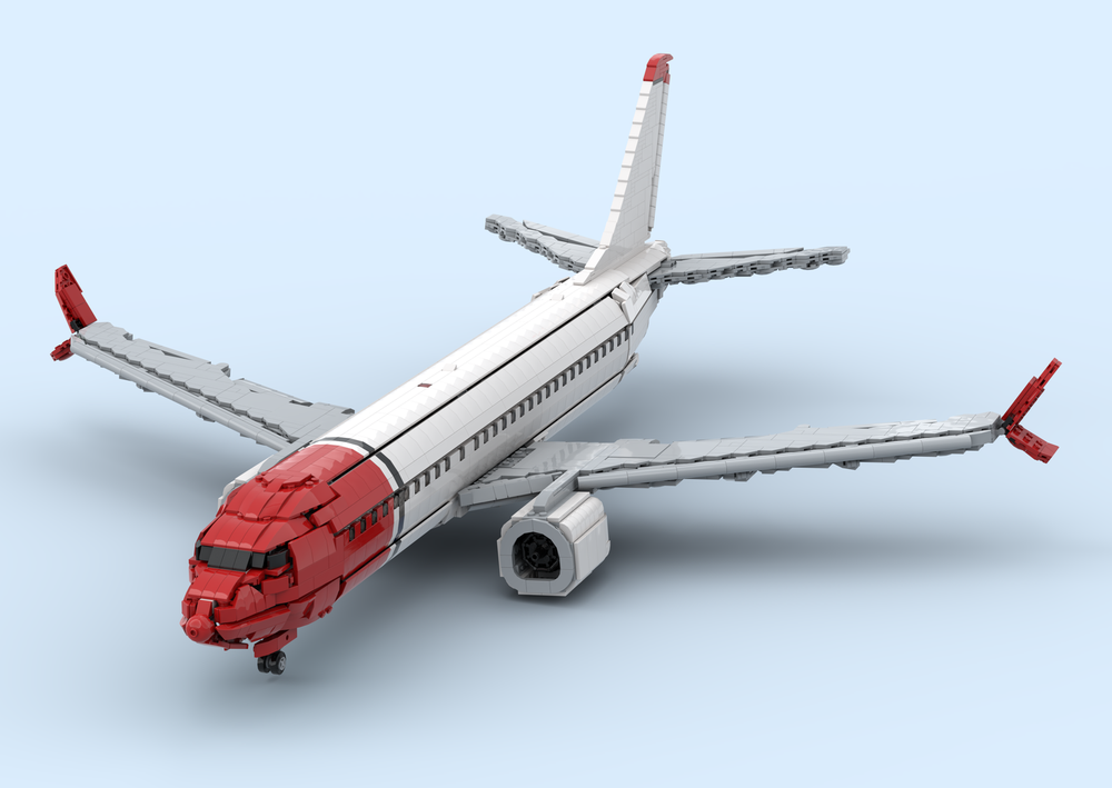 Lego Boeing 737 max 8 - Norwegian Air Shuttle