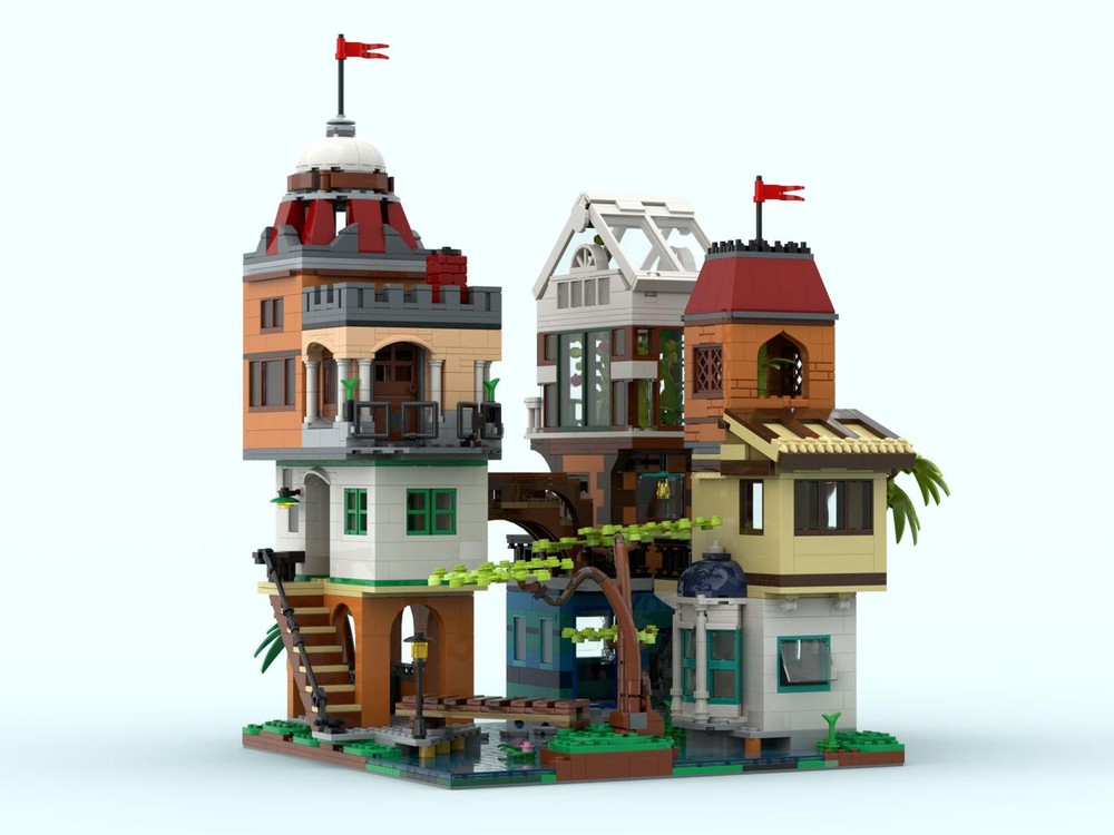 Lego Creekside Village