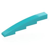Lego Brick Curved 1 x 8 x 1 2/3 / Medium Azure