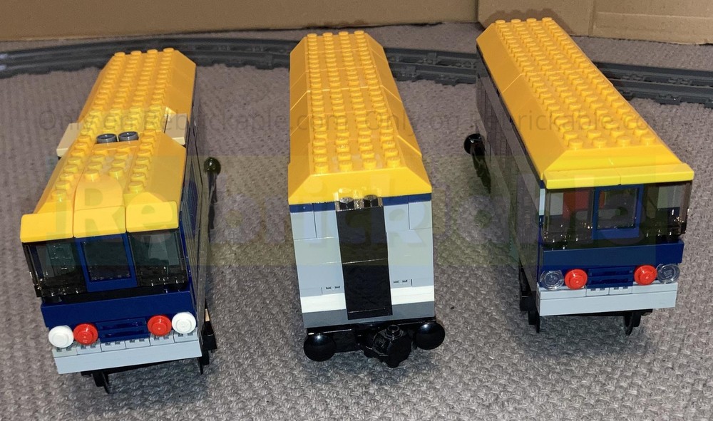 Lego 60197 Alternate Build - NIR 450 Class 3-car Thumper DEMU Train