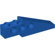 Lego Technic Slope Long 1 x 6 with 3 Pin Holes / Blue